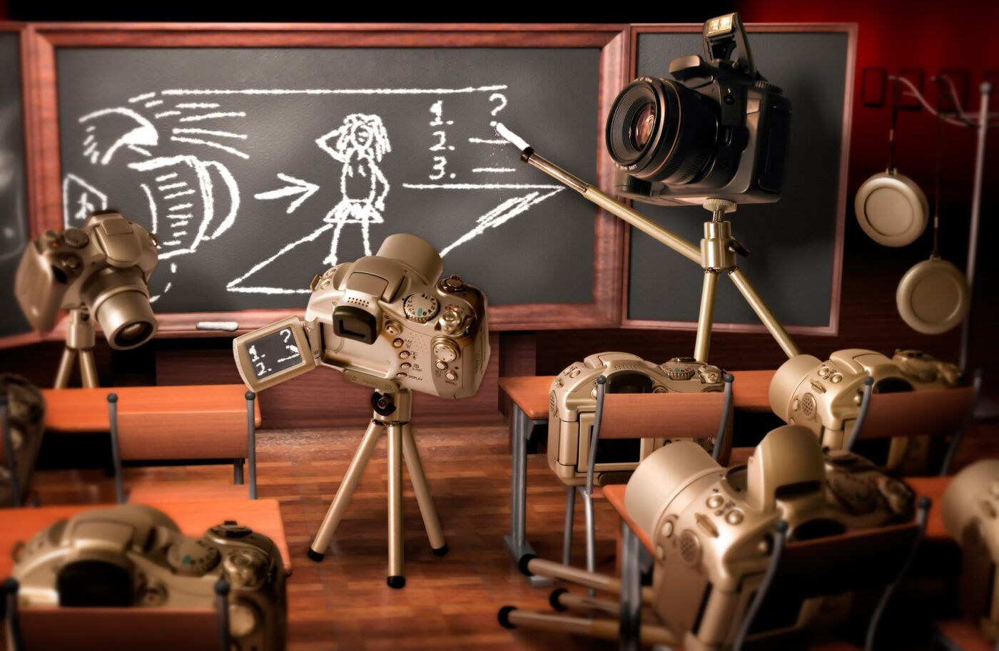 Personified Cameras in a Classroom